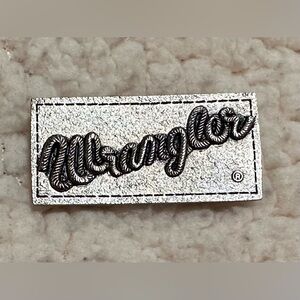 Wrangler Silver Metal Logo Hat or Lapel Pin